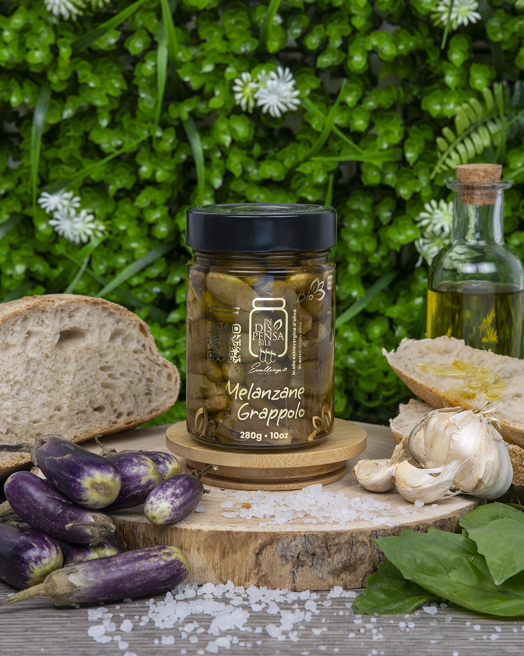 Melanzane a grappolo in Olio Etravergine d’Oliva